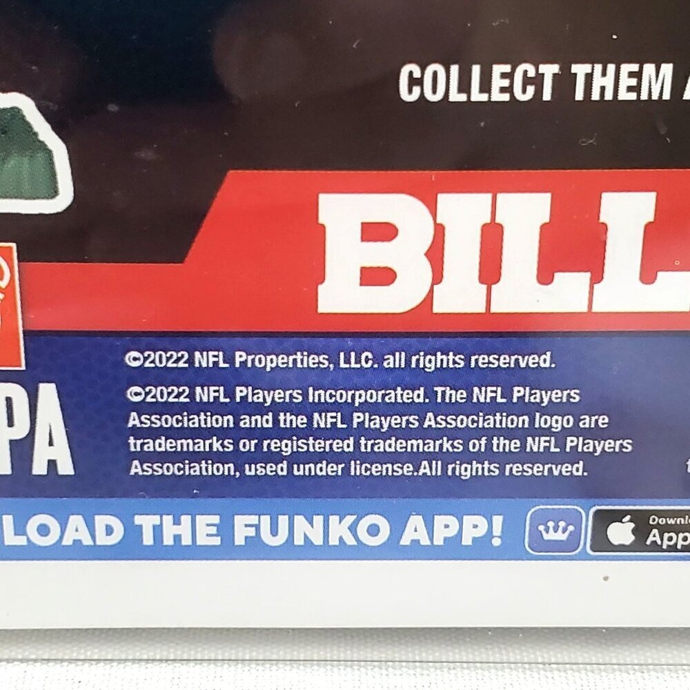 Funko Pop! Josh Allen 169 Buffalo Bills Blue Jersey w/Pop Protector - Picture 6 of 10